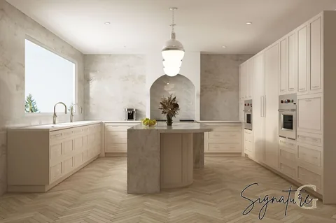 Where timeless charm meets modern edge — the beauty of a transitional kitchen. 🧑‍🍳🧑‍🍳 — Kitchens