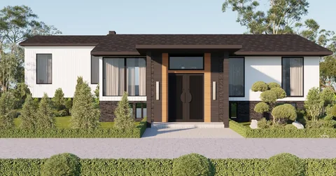First impressions matter ✨ A modern exterior that hints at the calm, curated interiors within — Exteriors